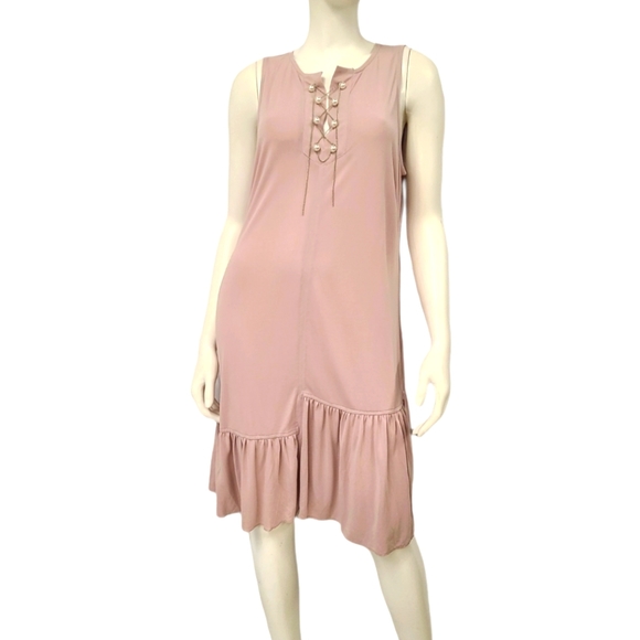 V by Violet Weekend Pale Pink Dress New With Tags size XL - Picture 3 of 8